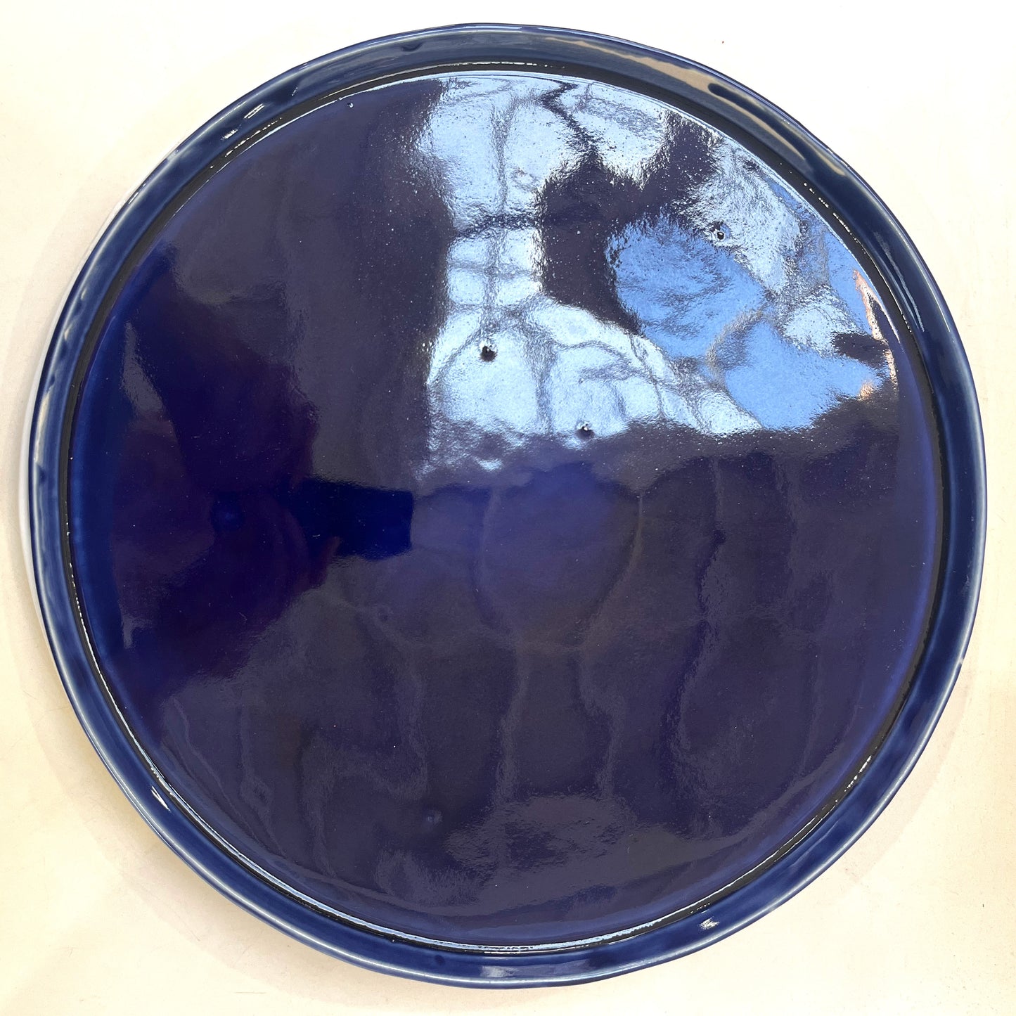 Set of 2 Blue and White Platters