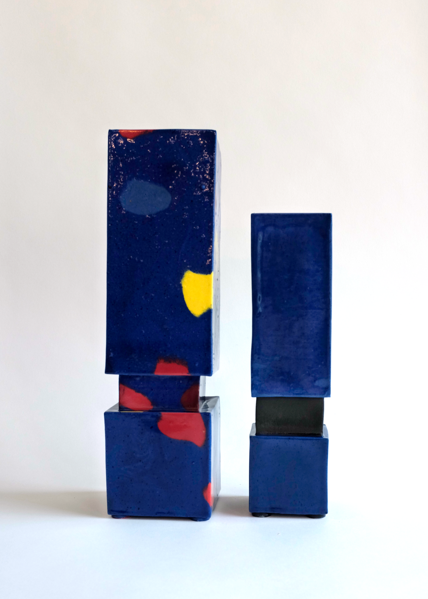 Squared Vase Short - rust designs