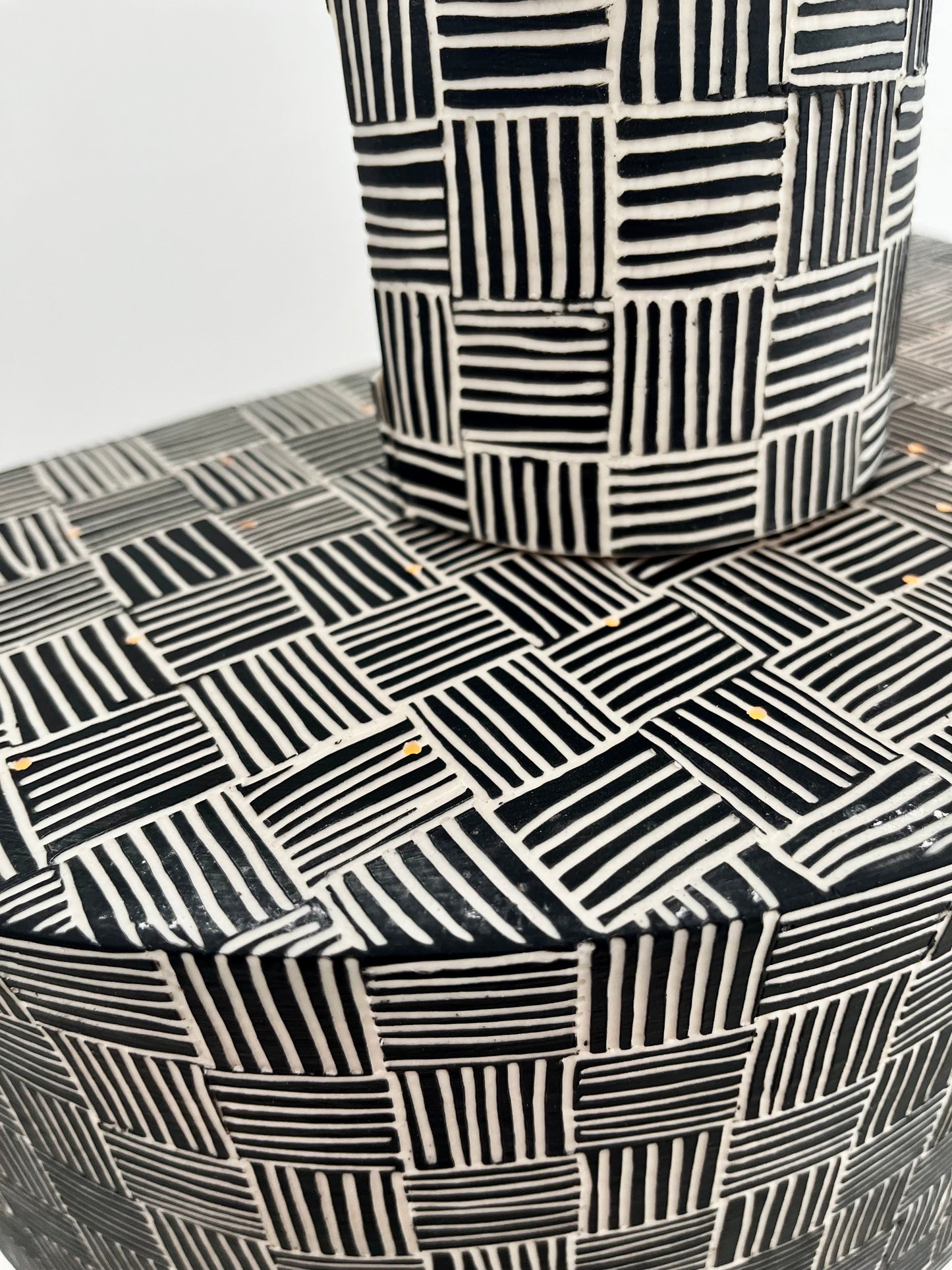 Hand-made Nerikomi Table Lamp