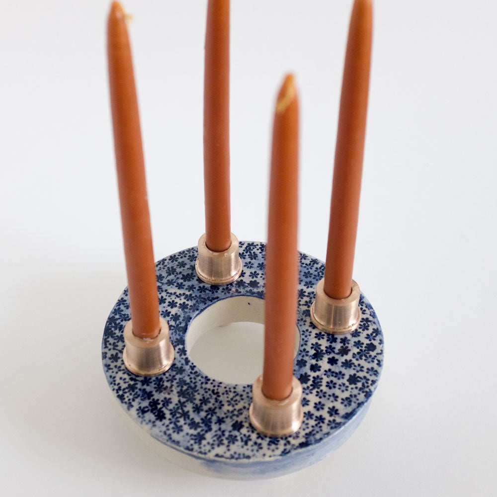 Modern Advent Wreath Flowers - rust designs