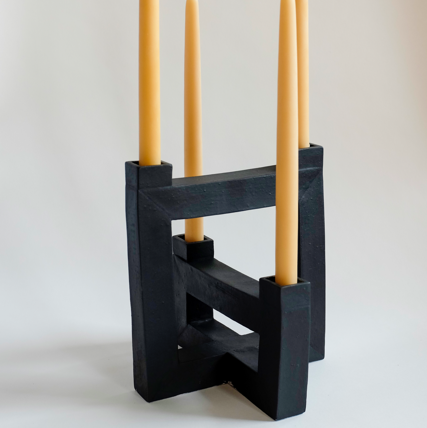 Squared Candle Large - rust designs