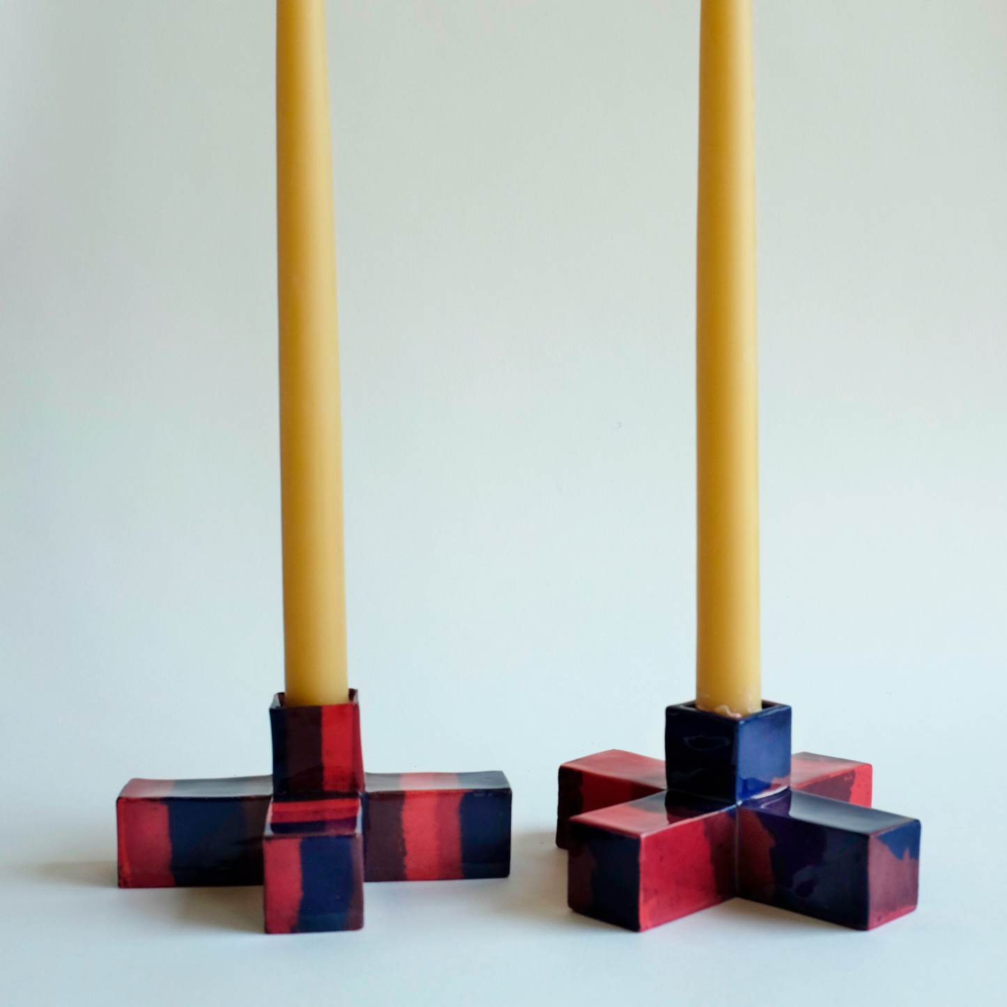 Squared Candle Small - rust designs